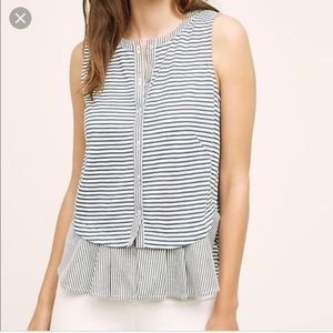 Anthropologie fenella striped top